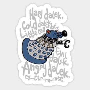 Hard Dalek, Cold Dalek (Movie Dalek) Sticker